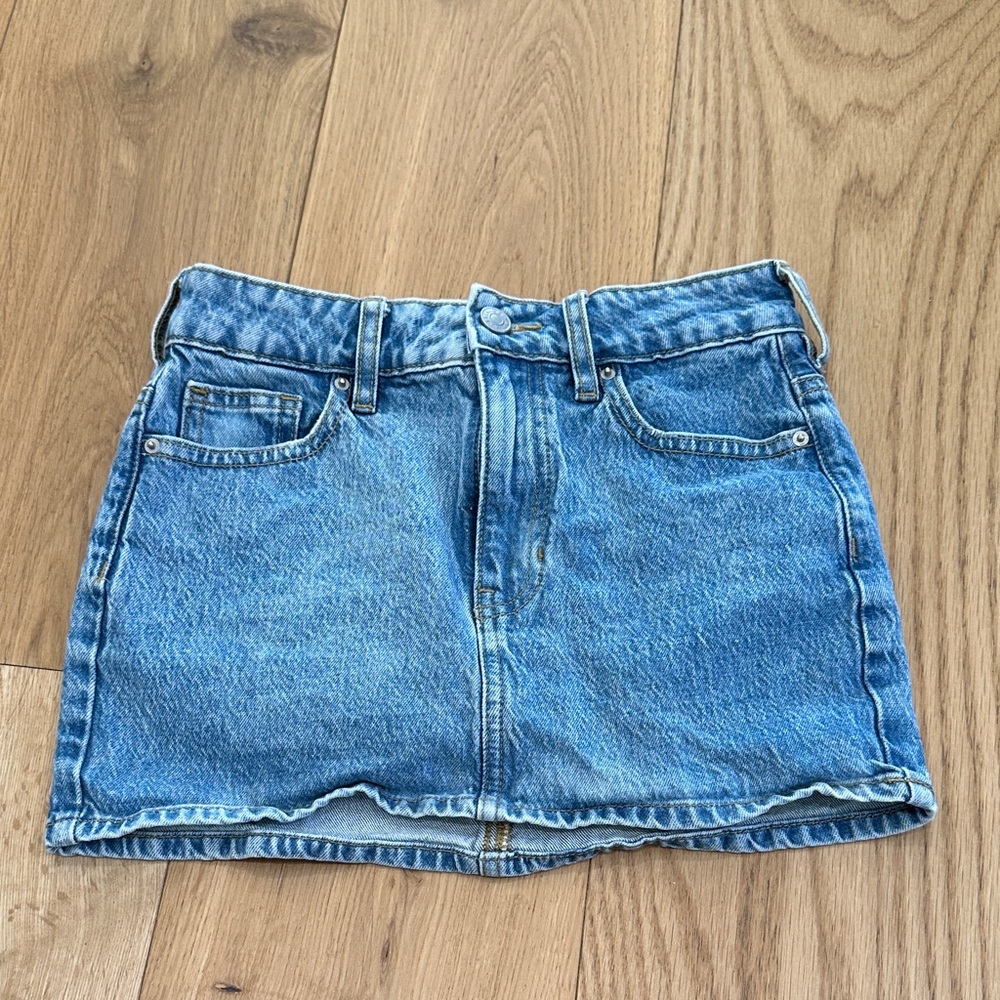 PacSun Light Blue Denim miniskirt